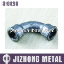 Electro galvanized malleable cast iron thread pipe fittings ISO 7-1 bends 2