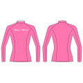 Manches longues roses et taille plus nage upf50 + rashguard