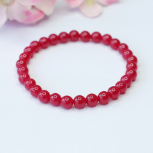 Wholesale Round Ruby and Precious Stone Bracelets with Crystal Beads