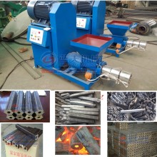 Easy operation screw type charcoal briquette extruder machine