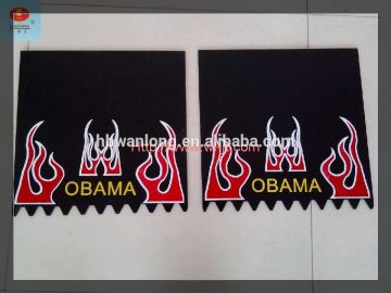 Customized truck rubber mud flaps