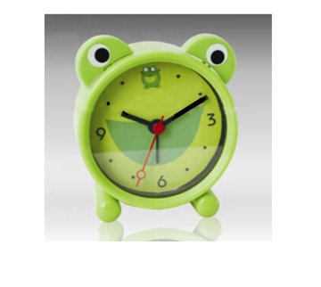 Cartoon Frog Shape Design Vibrating Alarm Clock