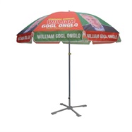 Windproof Double Layer Sublimation Customized Hotel Straight Umbrella