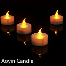 party wedding decor white led tea light candles