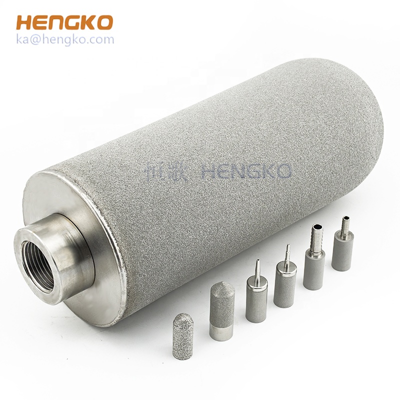 Custom 0.5 10 90 microns bronze inconel nickel SS stainless steel porous metal sintered filters cartridges