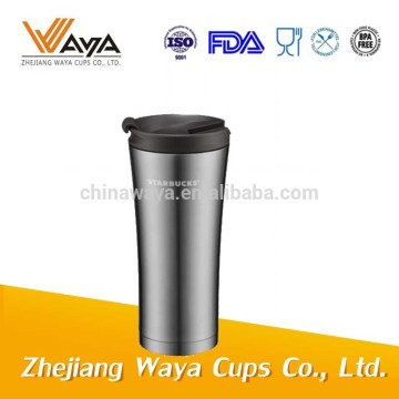 Insulated double layer gray coffee mug keep warmer