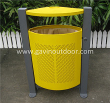 Street dustbin metal waste bins outdoor waste bins