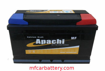 100 Ah Mf60038 Car Battery, High Cca Battery Maintenance Free