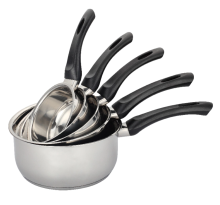 Stainless steel pan for making cream soup