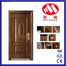 2017 New Design Jordanien Sicherheit Stahl Tür mit Metall Farbe