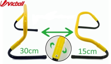 ABS Material Soccer Training Adjustable Speed Agility Hurdles