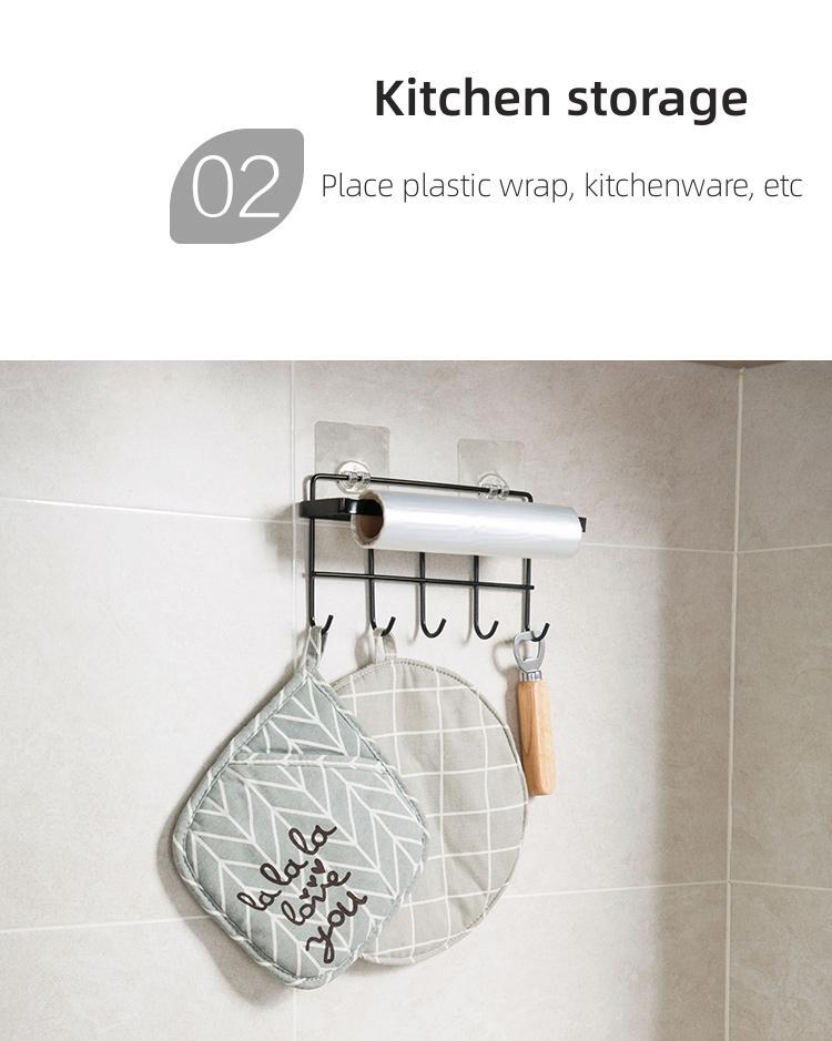 Sorunsuz Demir Havlu ve Rulo Kağıt Rafı Seamless Iron Towel and Roll Paper Rack