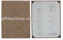 Restaurant menu board /menu holder