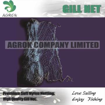 Commercial Fishing Net NYLON Gill Netting handmade 210d/12ply 65mmsq 35m length