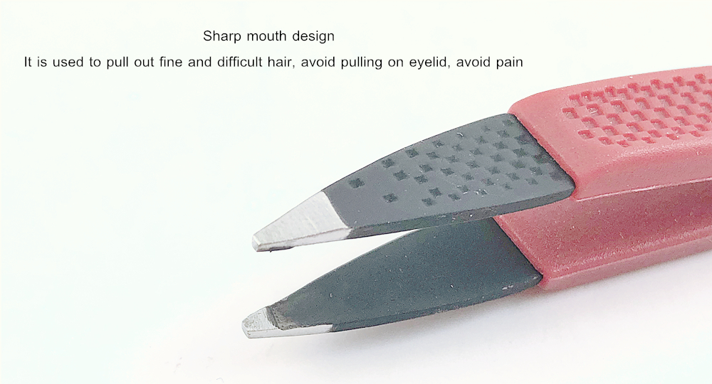 Pinzas de cejas con punta de goma Rubber Tipped Eyebrow Tweezers