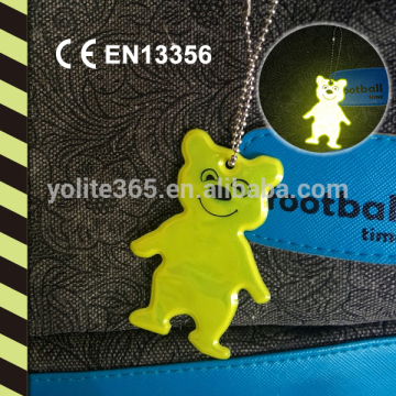 Teddy Bear- Reflective PVC Keychain