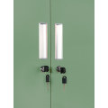 2 colores Metal Locker Gabinete para escuelas