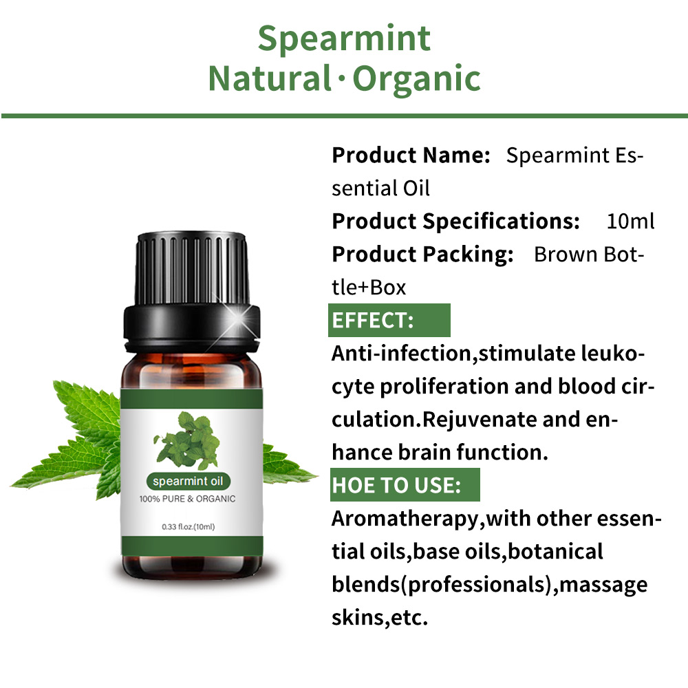 البيع الساخن الخاص بملصق خاص spearmint OIL