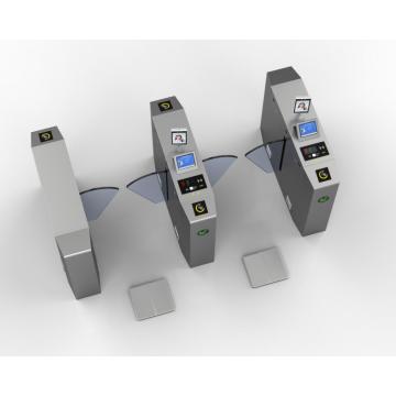 Retractable ESD Flap Barrier Turnstile dengan Kartu RFID