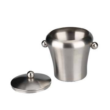 Stainless Steel Ice Bucket With Two Handles