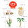 Conjuntos de alfileres de solapa de esmalte Cute Cartoon Plant Pearl Pineapple Badges Broches para ropa Bolsas Mochilas Chaquetas Sombrero Joyería DIY Ac