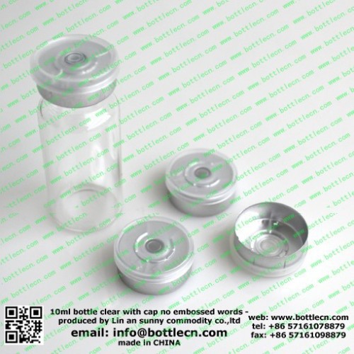 clear 10ml 50ml tubular glass bottle vials