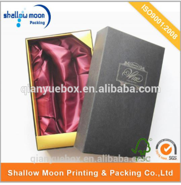 wholesale custom design black cardboard gift box