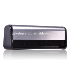 Hot selling silvery Hanging brush carbon fiber vinyl record cleaning brush