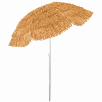 Hawaii Raffia Palm Leaf Large Thatch Palapa Umbrella 180cm Diameter