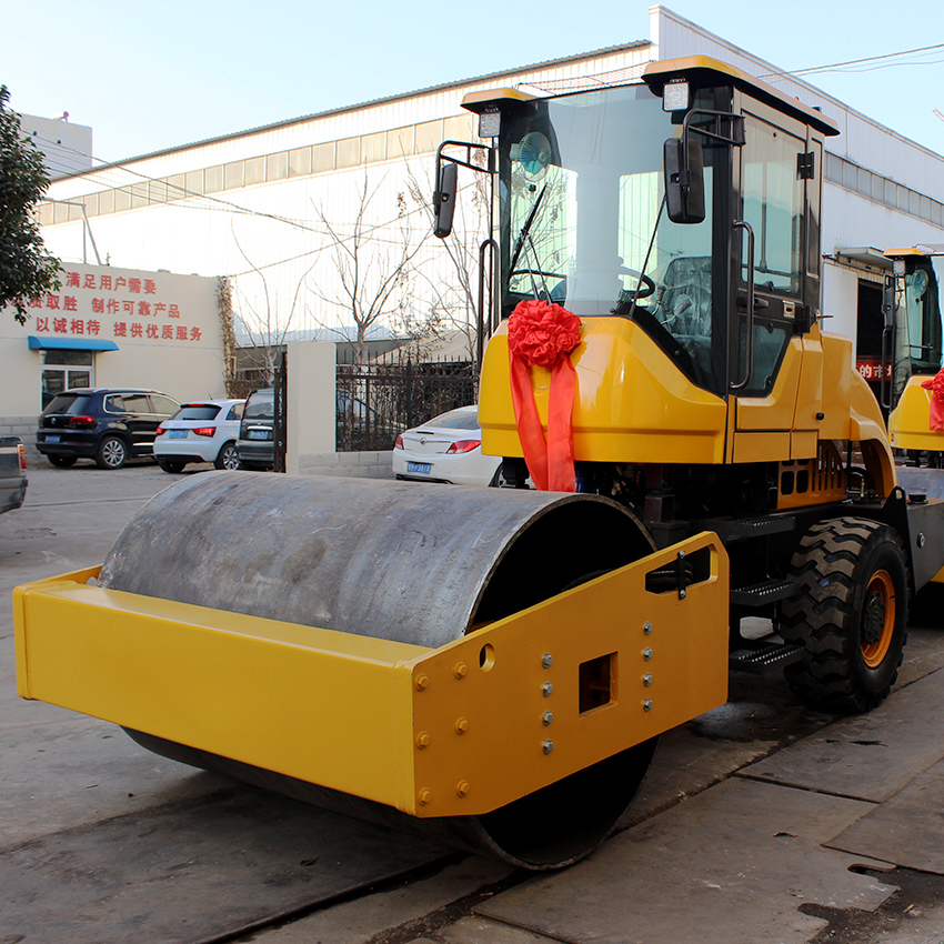 6ton roller jalan drum tunggal