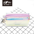 ​Custom lovely laser TPU leather clear handbag cosmetic bag pencil case&bag multifunctional bag for girls