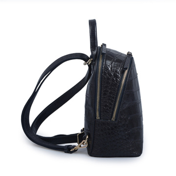 Nancy Gonzalez Bag Medium Black Crocodile Leather Backpack