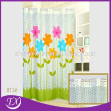 Fabric Printing Hookless Sunflower Shower Curtain