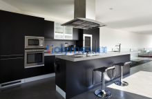 Antibacterial powder coating in public facilities