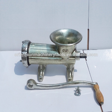 22# electroplate tinned manual meat grinder hand operate meat mincer machine