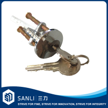 solid brass cylinder with keys lock core