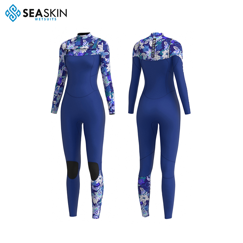 Wetsuit di navigazione da donna in pelle marina da 3 mm muta sportiva per l&#39;acqua