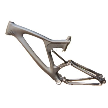 26" Mountain Bike Carbon Fiber Softtail Frame