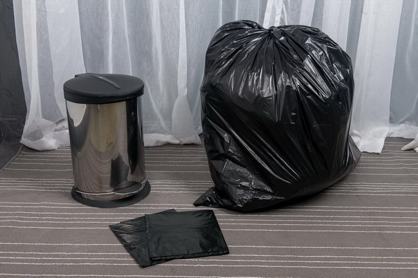 Garbage Bags Clear Plastic Wastebasket Trash Can Liners