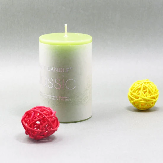 China Wholesale Color Scented Pillar Candle Decorative Romantic Wedding