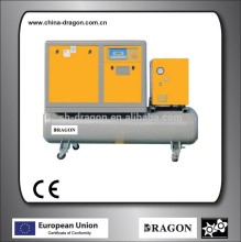 22kw/30hp combined portable screw air compressor with tank and dryer by Dargon