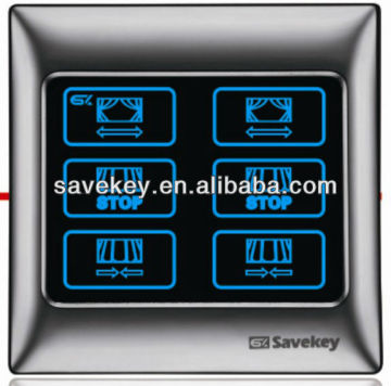 Touch Control Home Automation Curtain Control Wall Switch