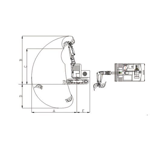 Mnwd6- excavator elektrik machin