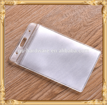 badge protector cover,pvc card collect,plastic card protector JX-011