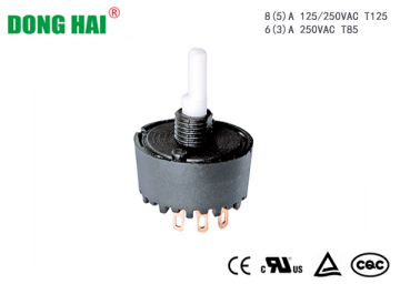 Round Rotary Switch Balck