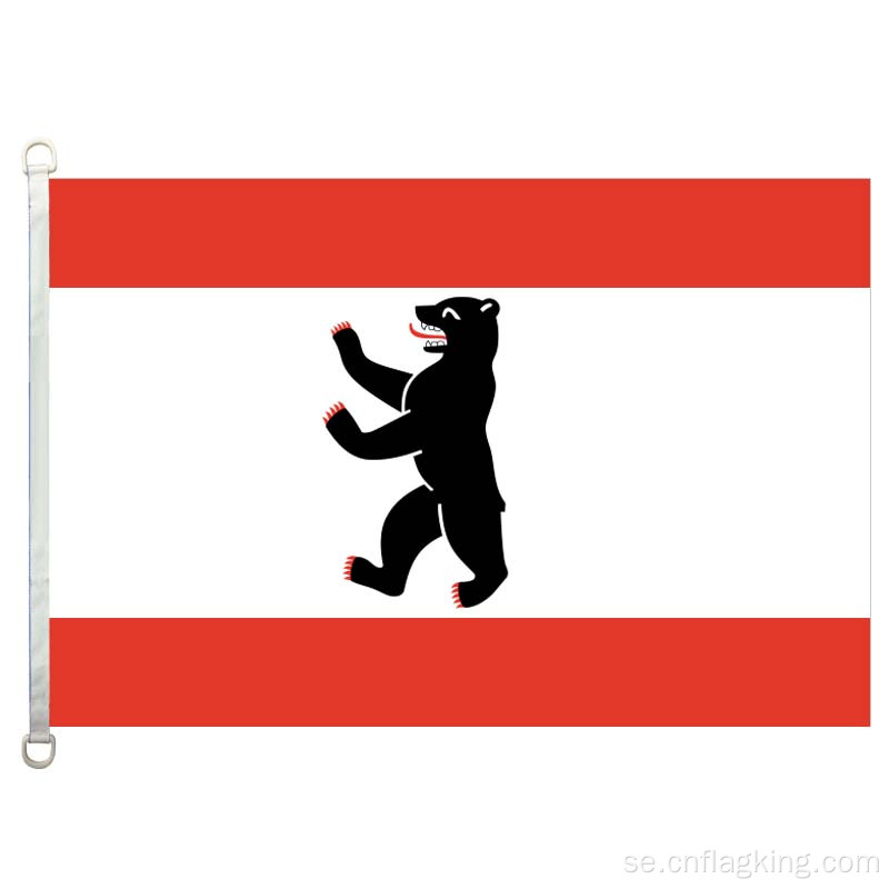 Flagge von Berlin 90 * 150 cm 100% polyster