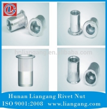 high strength carbon steel grooved rivet nut