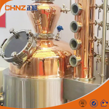Steam heating copper alcohol distillation tower vodka whiskey still equipment