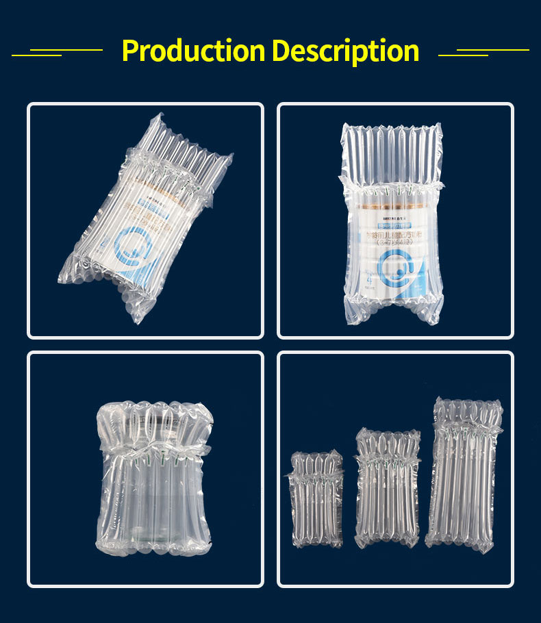 Milk Powder Packaging Bag For Express Delivery Inflatable Air Column Bag Tube