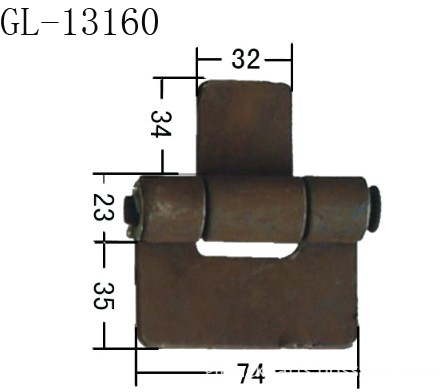 Engineering Truck Hinge Chain by High Reputation Chinese Factory 